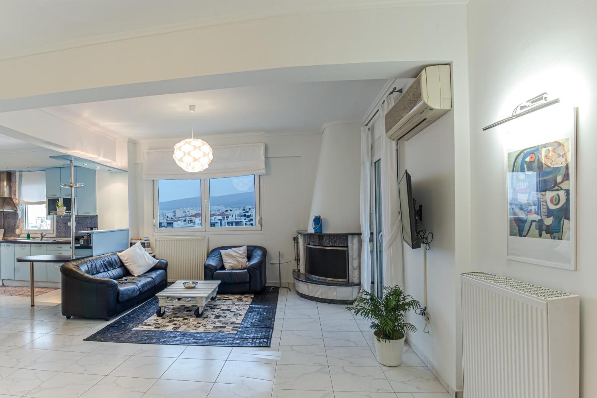 Celestial Garden-Thessaloniki'S Modern, Eclectic Penthouse With An Amazing View And Veranda Exterior foto